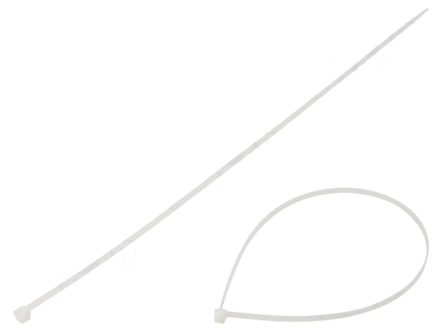 Kabelbinder; L: 430mm; W: 4,8mm; polyamide; 220N; natuurlijk Kabelbinder; L: 430mm; W: 4,8mm; polyamide; 220N; natuurlijk